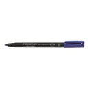 Staedtler Lumocolor Overhead Projection Pen Permanent Medium AssortedColours Set 4