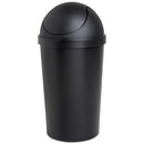 Sterilite Swing Top Tidy Round 11.4L Black