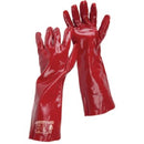Armour Gauntlet Glove PVC 45cm Red
