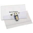 Rexel Name Badge Holder With Pin And Clip 86 x 56mm Box 50
