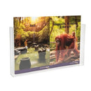 Deflecto Brochure Holder Wall Mounted Landscape A3 Clear