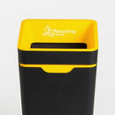 Method Recycling Bin Open Lid 60L 350(w) x 350(d )x 755(h)mm Yellow Mixed Recycling
