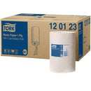 Tork Wiping Paper Basic Mini Centrefeed Roll 120123 M1 120m White Carton11