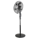 Nero Pedestal Fan Quiet 40cm Black