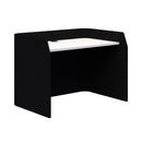 Sonic Focus Desk Acoustic 850h x 1200l x 800d Black Snow