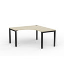 Cubit Workstation 1500wx1500wx700d Nordic Maple Top / Black Frame