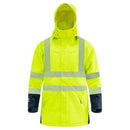 Bison Extreme Rainwear Jacket Day/night XL Yellow/navy