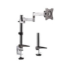 Brateck Monitor Arm Single Screen - Desk Mount | Rotate | Extend |Tilt| Swivel 13 - 27 Inch