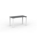 Cubit Desk 1200wx600d Silver Top / White Frame