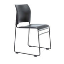 Maxim Visitor Chair Sled Base Black