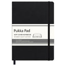 Pukka Notebook Soft Cover Lined 144 x 210mm Black