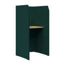 Sonic Focus Standup Pod Acoustic 1800H x 900L x 850D Peacock Green / Classic Oak
