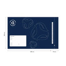 Ecopack Mail Courier Bag Recycled Resealable 280 x 380mm 70mm Flap Foolscap Pack 50