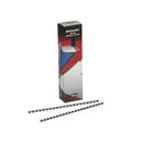 GBC Binding Coil Plastic 21 Ring 8mm Black Box 100