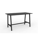 Cubit Bar Leaner 1800Wx900D Black Top / Black Frame
