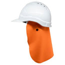 Hard Hat Neck Sun Shade Orange Each