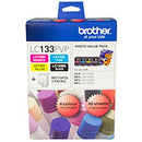 Brother Inkjet Ink Cartridge Photo Paper 4x6 LC133 4 Colour Value Pack