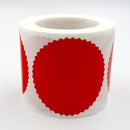 Embossing Seals 50mm Matt Red Pack 200