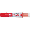 Pilot BeGreen V Board Master Whiteboard Marker Bullet Tip Red