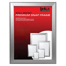 Manhattan Premium Snap Frame Aluminium With Mitred Corners A0 Silver