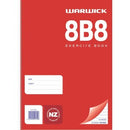 Warwick 8B8 Spiral Notebook 7mm Ruled A4 50 Leaf