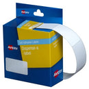 Avery Rectangle Labels Dispenser Hand Writable 937217 36 x 19mm WhitePack 450