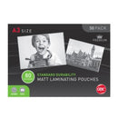 GBC Laminating Pouches Matt A3 80 Micron Pack 50