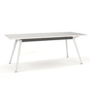 Team Meeting Table 1800x800mm White Top / White Frame