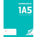 Warwick 1A5 Exercise Book Unruled 255 x 205mm 40 Leaf