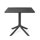 Clip 80 Outdoor Patio Table Charcoal