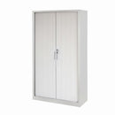 Milano Storage Steel Tambour 1200W x 1980H White