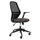 Mondo Soho Task Chair High Back Mesh 2 Lever Black