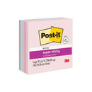 Post-it Recycled Super Sticky Self Adhesive Notes 654R-5SSNRP 76 x 76mmWanderlust Pack 5