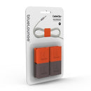 BlueLounge Cableclip Medium Orange/Dark Grey