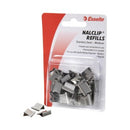 Esselte Nalclip Dispenser Refills Stainless Steel Medium Pack 50