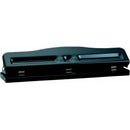 Acme 3 Hole Punch Adjustable AP103 10 Sheet Black