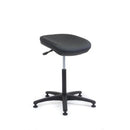 Chair Solutions Perching Stool with Grip-tech Vinyl Black