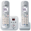 Panasonic Cordless Telephone Twin Pack Silver Kx-Tg6822Nzs