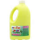 FAS Super Tempera Paint 2 Litre UV Glow Fluorescent Yellow