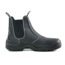 Bison Grizzly Steel Cap Boot Slip On 5 Black