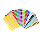 Filecorp ColourFind Lateral File Labels Colour Flash 19 x 42mm Brown Sheet 48