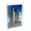 Deflecto Brochure Holder Wall Mounted Portrait A3 Clear
