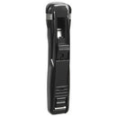 Esselte Nalclip Dispenser With 8 Stainless Steel Clips Medium Black
