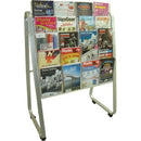 Deflecto Lit Loc Brochure Holder Easel Floor Stand Single-Sided 20 x A4