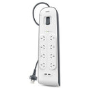 Belkin Powerboard Surge Protected With 2 USB Ports 8 Outlet