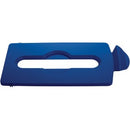 Rubbermaid Slim Jim Recycling Station Paper Lid Blue