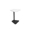 Memo Trapezium Laptop Table White Top / Black Base