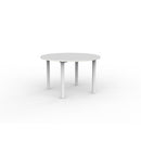 Cubit Round Meeting Table 1200Dia White Top / White Frame