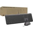 Logitech Mk620 Signature Slim USB-C Wired Combo for Business