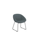 Camellia Visitor Chair Sled Base Reef Steel Blue